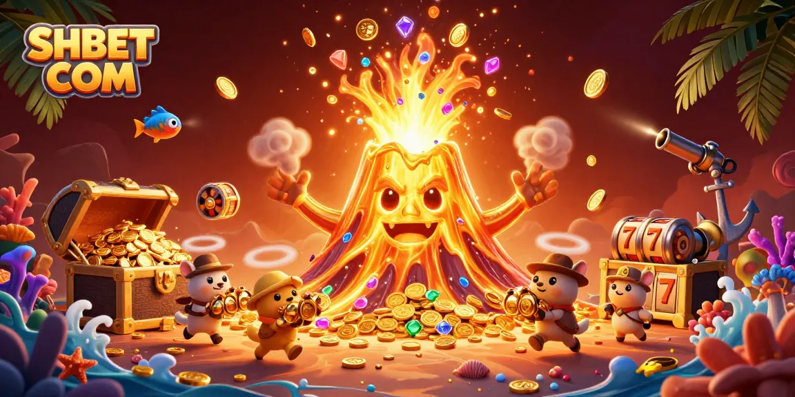 Experience the thrill of winning at SHBET COM with golden volcanoes and treasure-filled adventures.