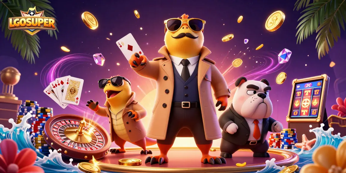 Engage with LGOSUPER as cartoon raptors hilariously try to enter a VIP casino lounge.