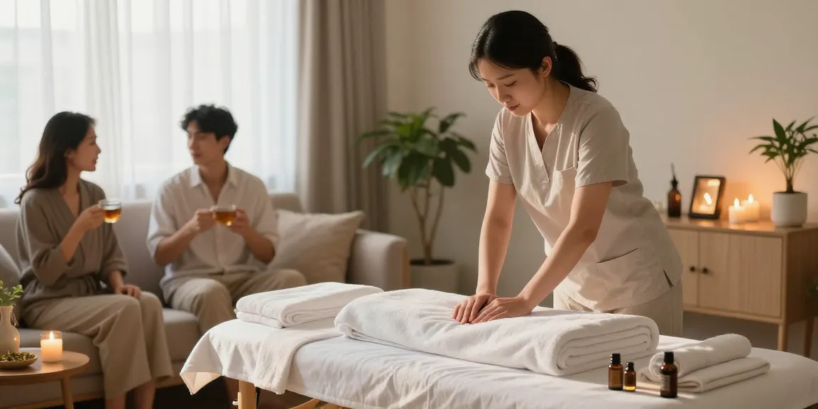 Experience 종로출장마사지 with a serene atmosphere and professional service in a relaxing home setting.