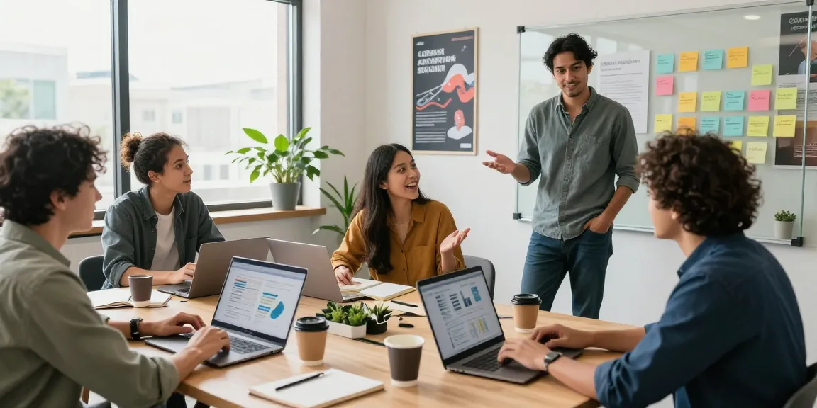 Entrepreneurial team collaborating at https://www.startsomethingpc.com workspace, showcasing modern business strategies.