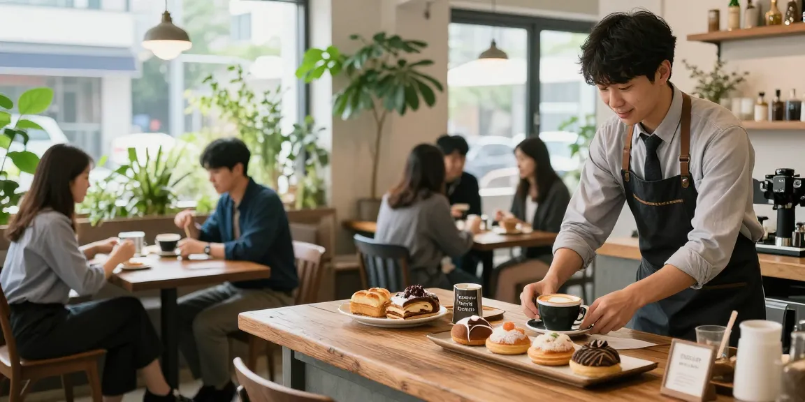 강남 멀리건에서 편안한 분위기 속에서 손님들이 즐기는 모습