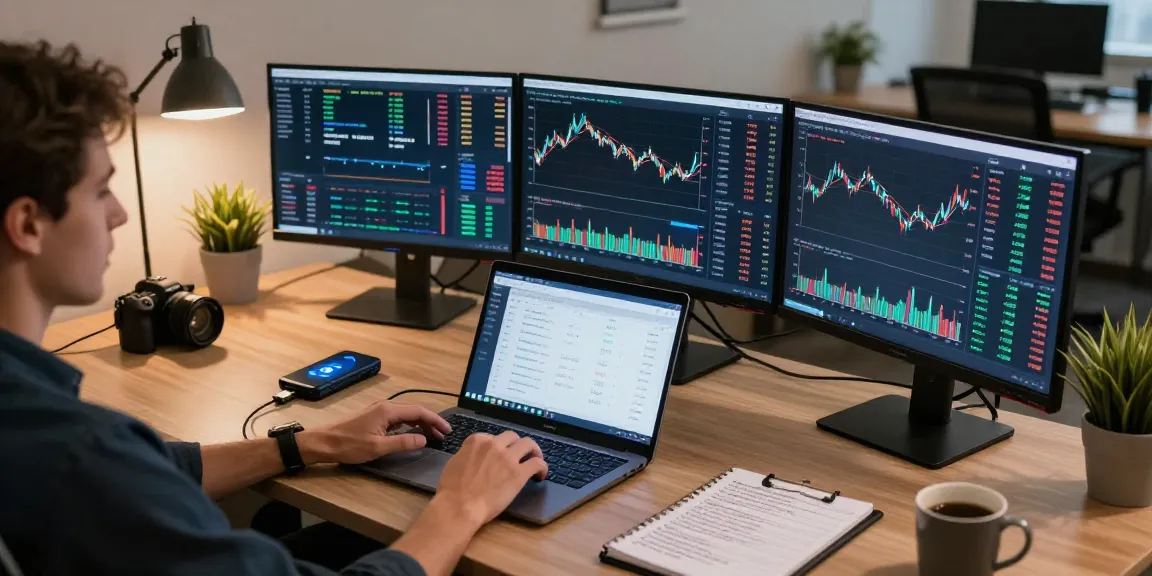 Workspace featuring a beginner cloud mining platform with crypto charts and DeFi tools.