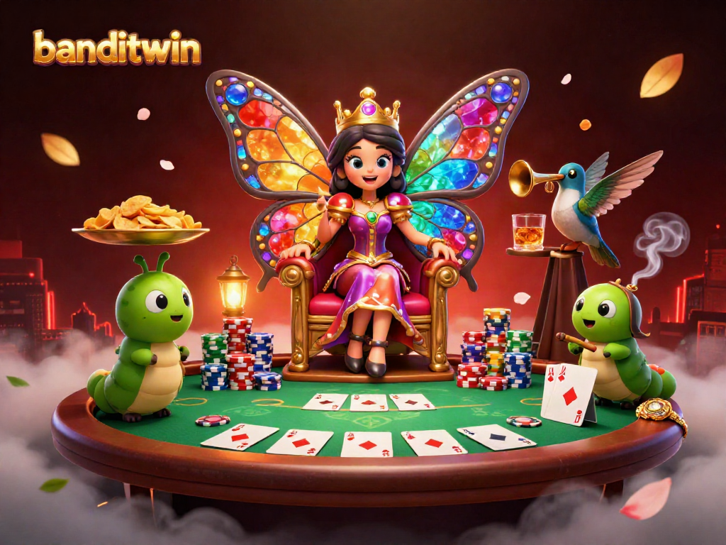 Banditwin menciptakan momen kemenangan yang megah dalam ilustrasi kasino yang memukau