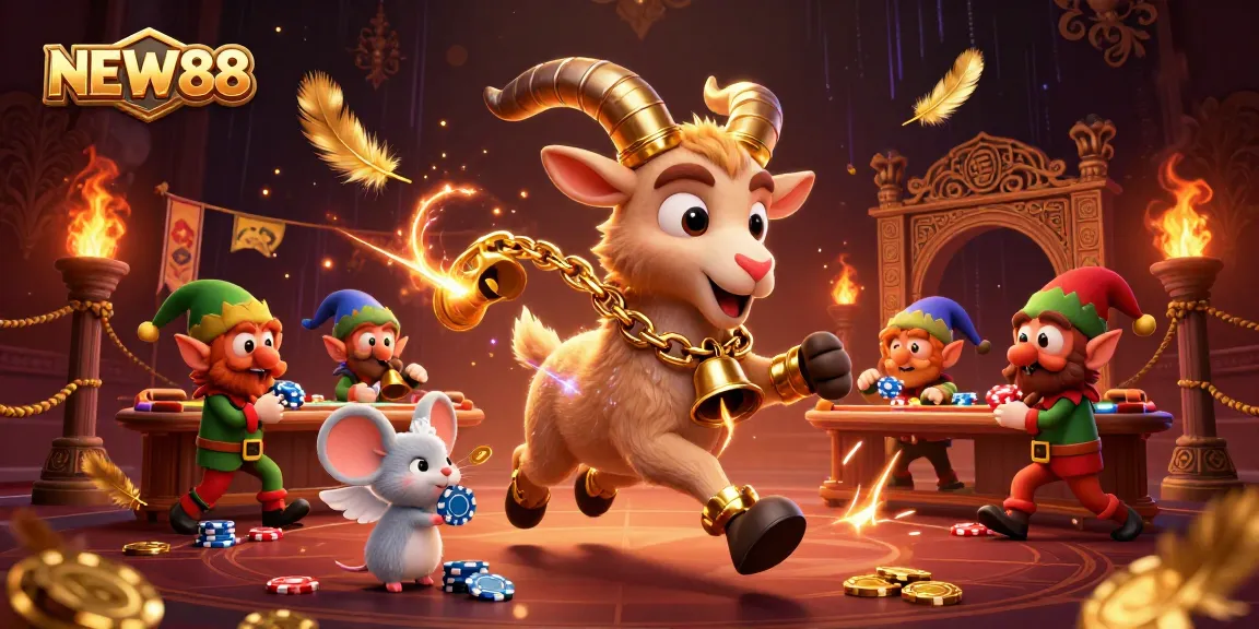 NEW88 delivers thrilling casino adventures with vibrant characters and high-stakes gaming action.