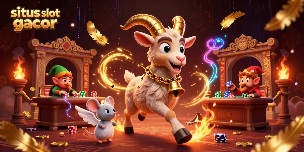 Bermain di situs slot gacor dengan Kreasi 3D menampilkan karakter kartun seru, elemen kasino, dan efek dinamis yang menarik perhatian.