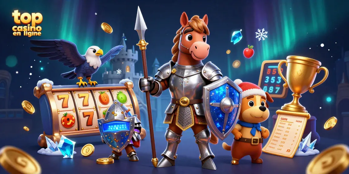 Jouez au top casino en ligne avec des machines à sous et une ambiance festive.