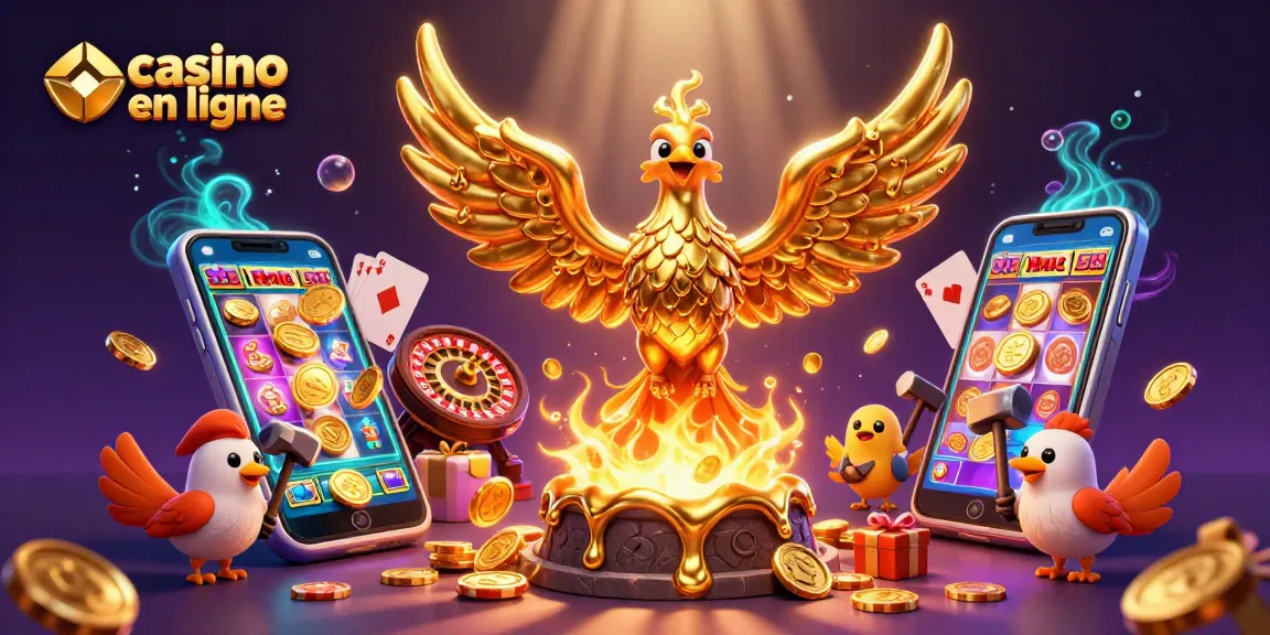 Les joueurs découvrent les magnifiques gains d'un casino en ligne avec des machines à sous.
