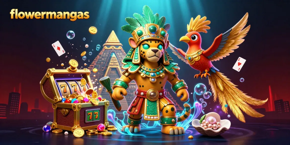 Engage with flowermangas as dynamic casino characters and elements create an exciting gaming scene.