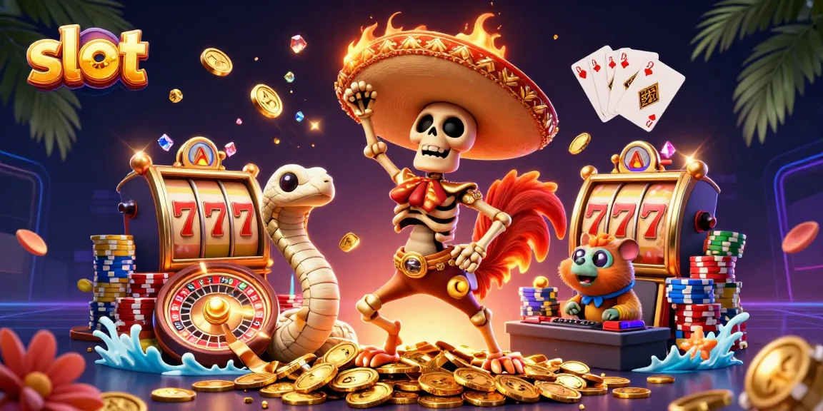 Menangkan slot online dengan karakter unik, koin emas, dan suasana kasino yang seru.
